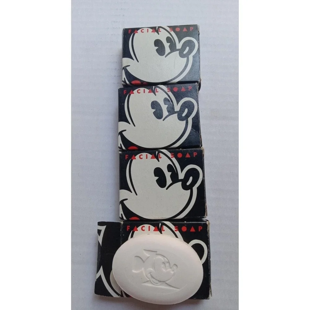 Vintage Walt Disney Resorts Mickey Mouse Facial‎ Soap Bars Lot of 4